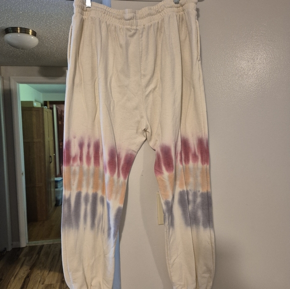 Knox Rose Xl Tie-Dye Joggers - Cream, Purple, Orange Pink - Picture 4 of 6